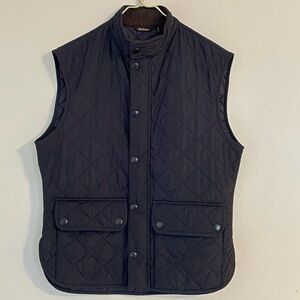 Barbour Lowerdale Gilet Chore Equestrian Quilted Insulated Vest Navy Men’s L